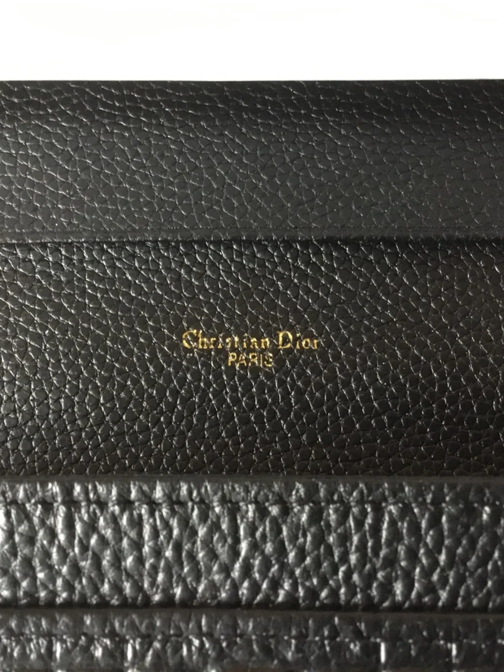 DIOR QUIT LONG BLACK WALLET